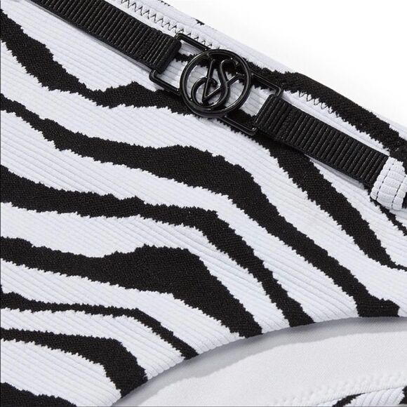 Victorias Secret Swim Wild Wanderer Bralette Bikini top and Bottoms Set Zebra - Picture 3 of 7